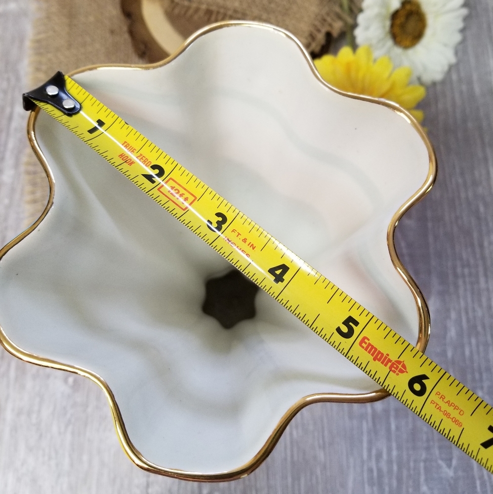 🎉HP🎉Stunning Italian rainbow luster glaze vase🌟 - Picture 4 of 16